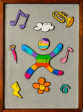 La Symphonie des couleurs - Version grise PETITE