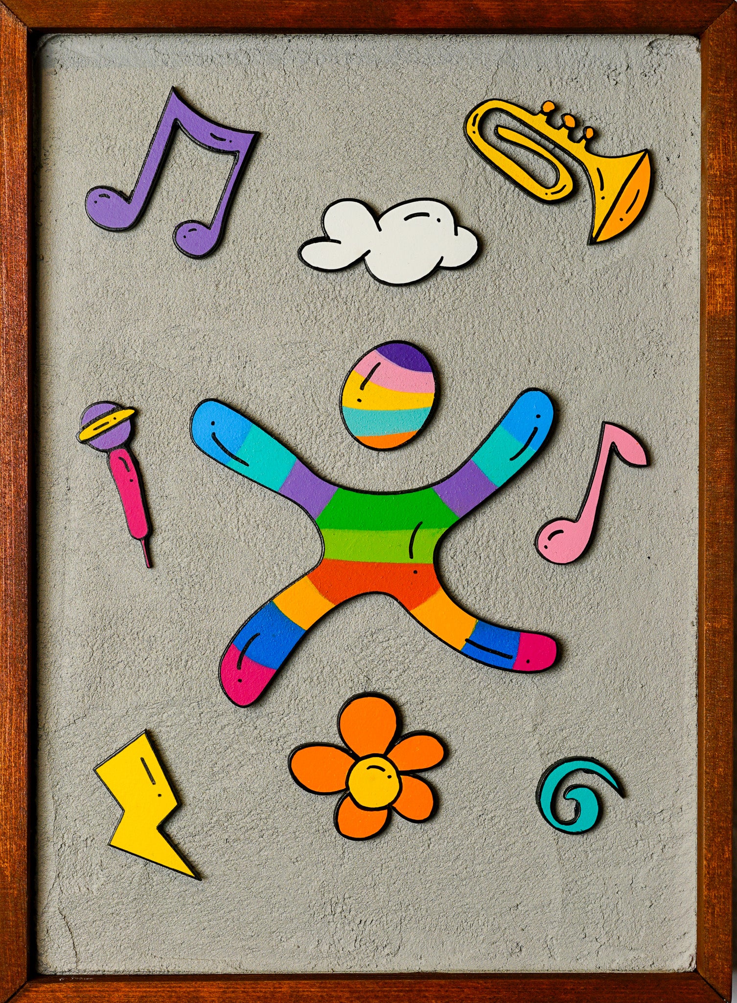 La Symphonie des couleurs - Version grise PETITE