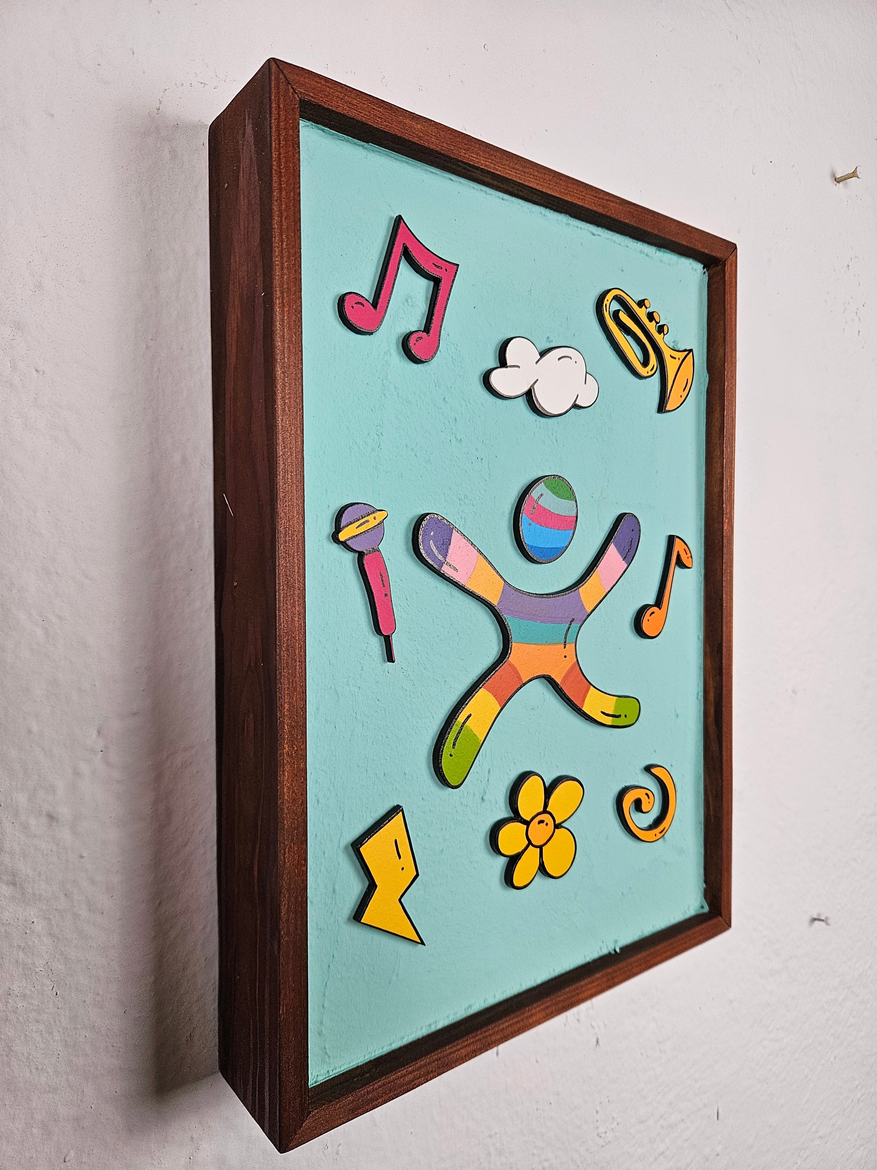 La Symphonie des Couleurs - Version turquoise PETITE