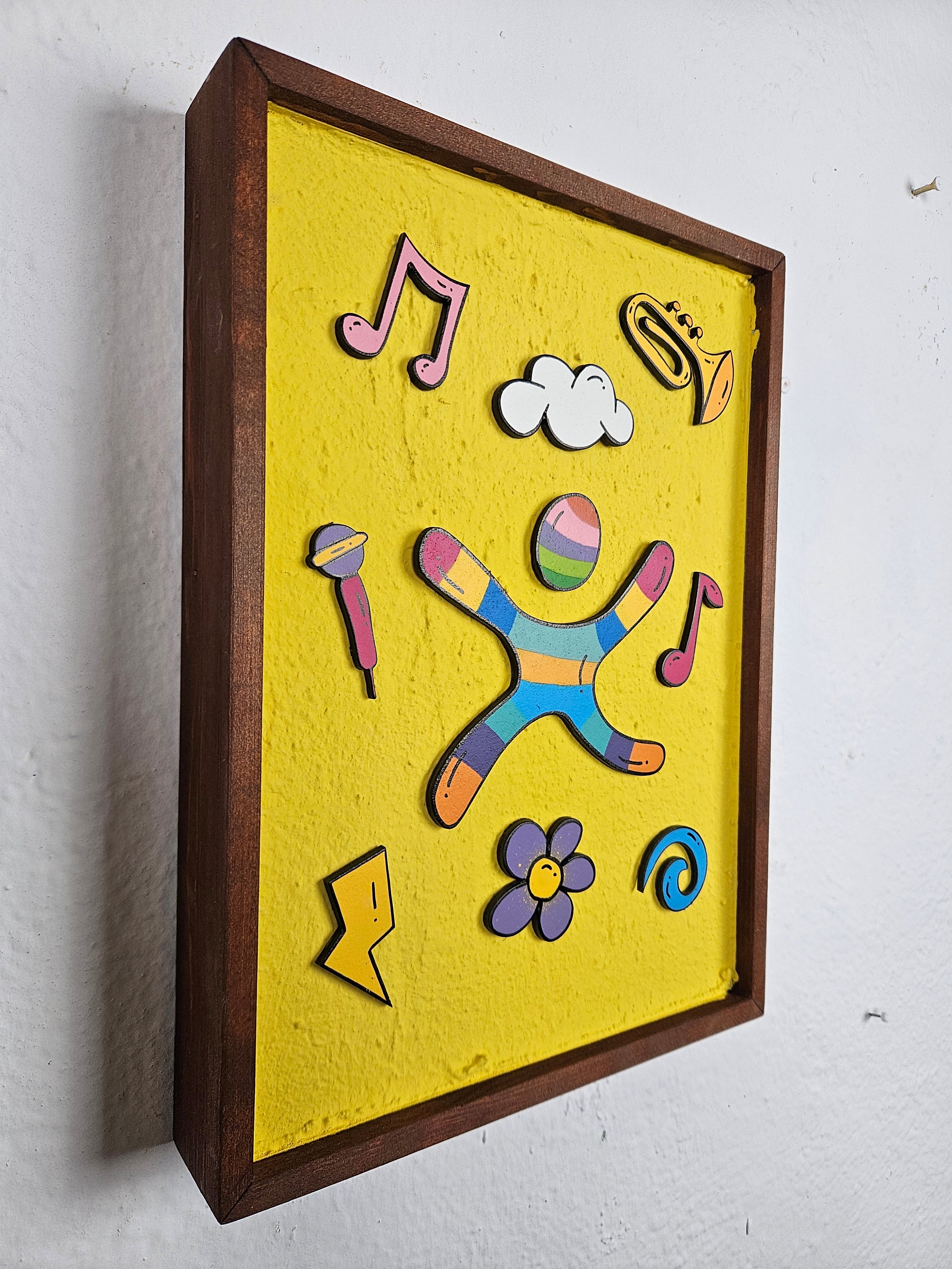 La Symphonie des couleurs - Version jaune PETITE