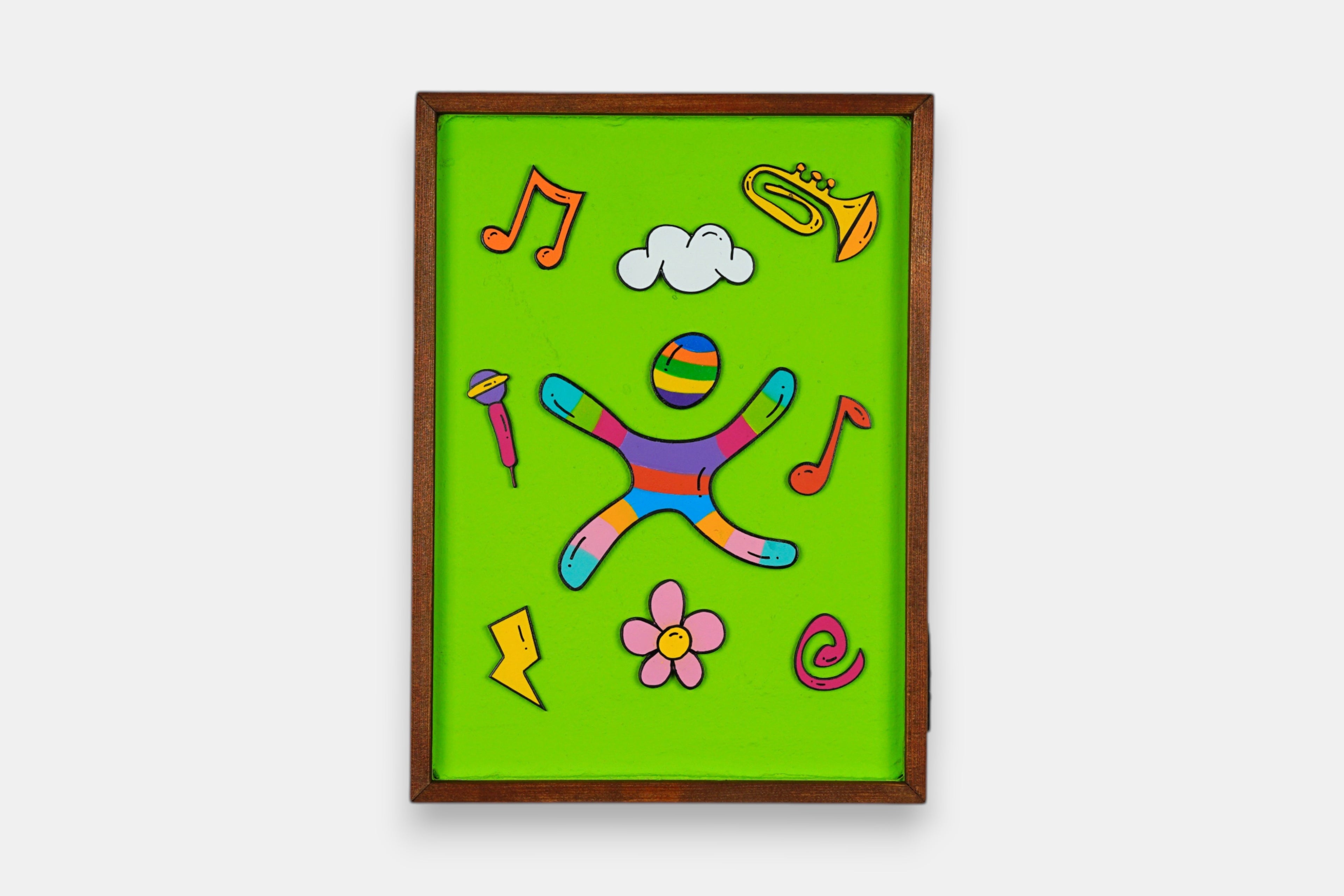 La Symphonie des couleurs - Version verte PETITE