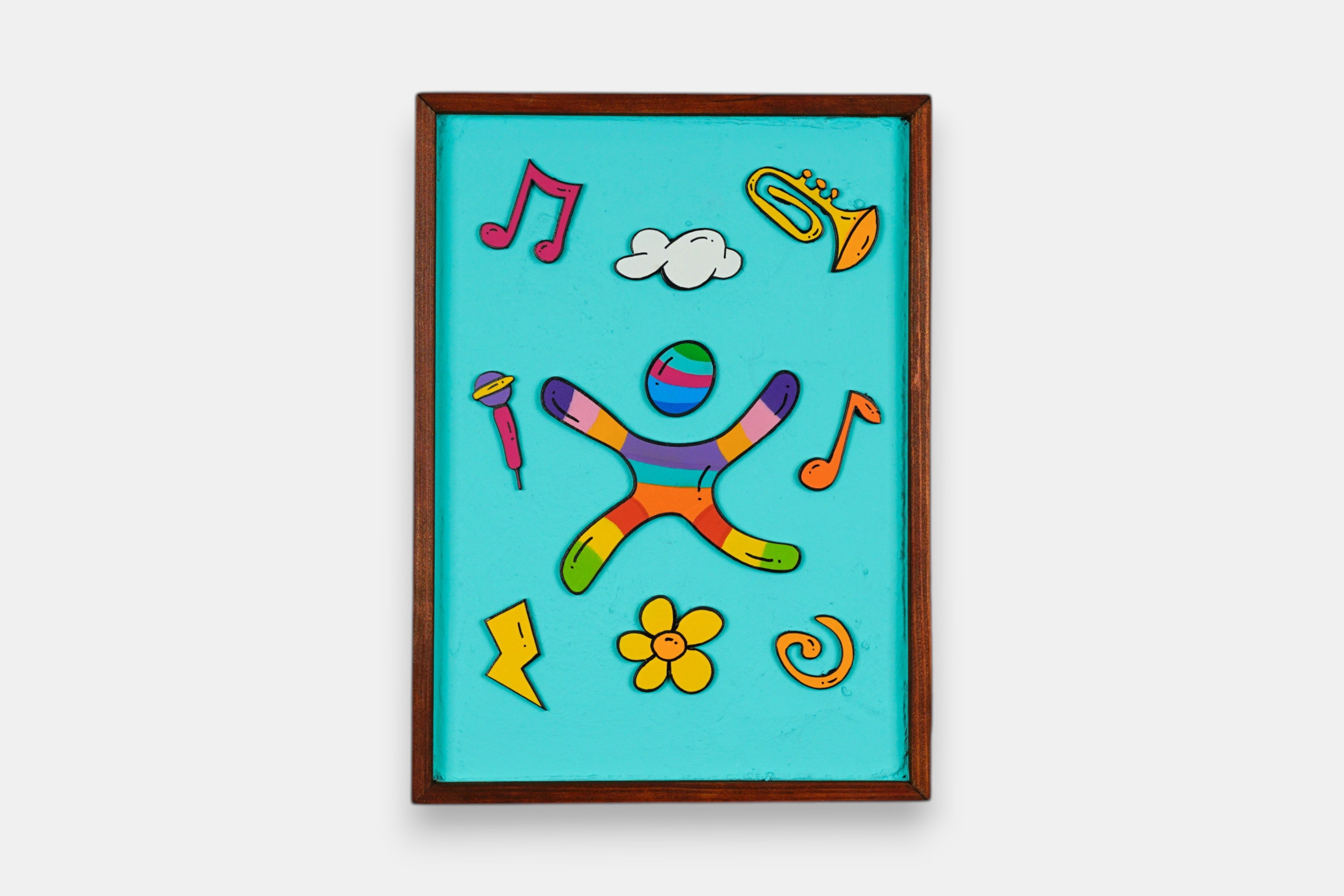 La Symphonie des Couleurs - Version turquoise PETITE